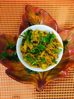 मुळ्याची कीसुन भाजी (mulyachi kisun bhaji recipe in marathi) रेसिपी चे मुख्य फोटो