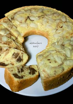 Foto resep Bolu Marmer Keju Coklat Panggang