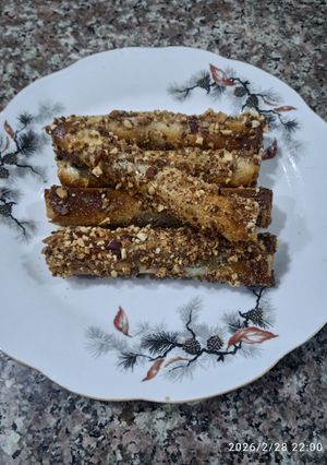 Une photo de Des cigarettes farcies aux cacahuètes 🥜et dattes