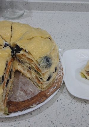 水果千層蛋糕 的食譜成品照片