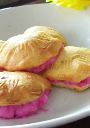 Foto resep Kue sus fla ungu buah naga