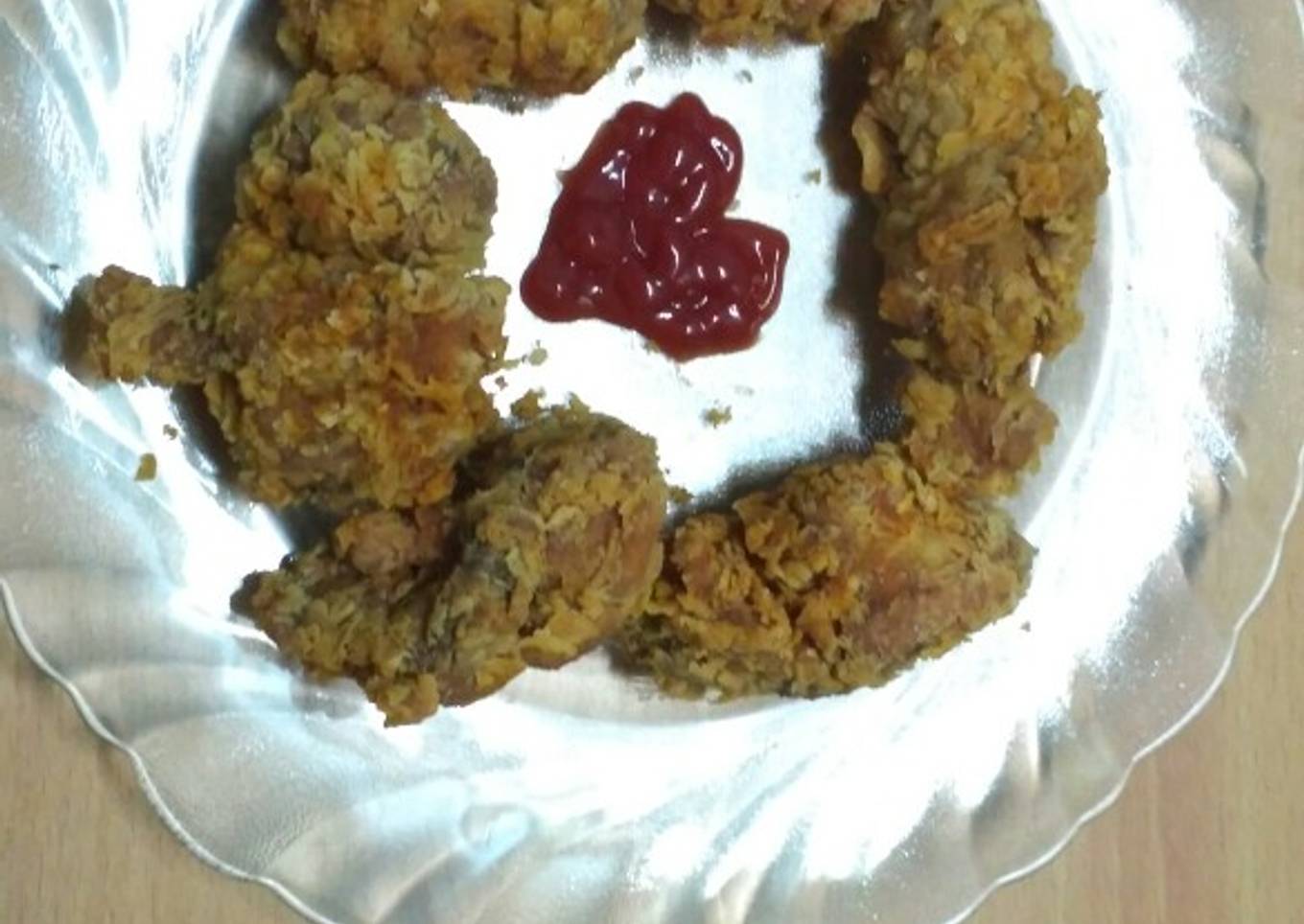 Crispy fried chicken