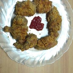 Crispy fried chicken A picture of Crispy fried chicken.