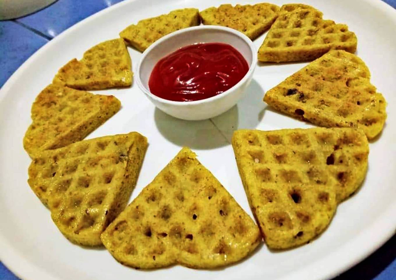 Mix daal waffles