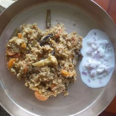 A picture of Vegetable rice.