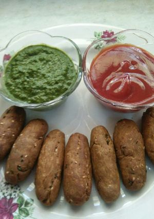 A picture of Palak Corn Muthiyas.