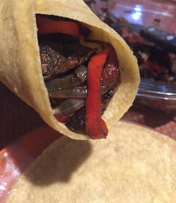 Una foto de Tacos / fajitas fáciles de hacer con masa sin harina. Riquisimas