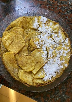 Una foto de Tarta de manzana con harina integral