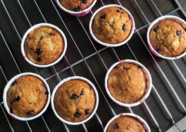 Cara Membuat Banana Muffin Gampang And Amp Enak Yang Gurih