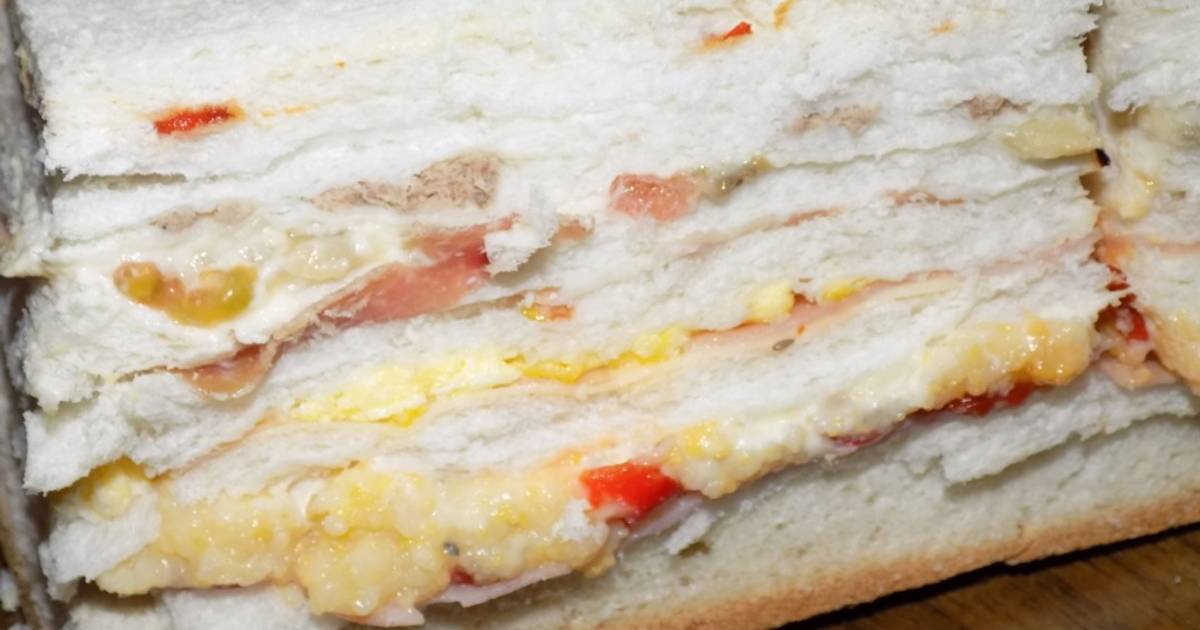 Sándwich de miga de choclo Receta de La profe Luisa- Cookpad