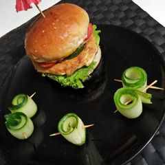 A picture of Anday wala Burger 🍔.