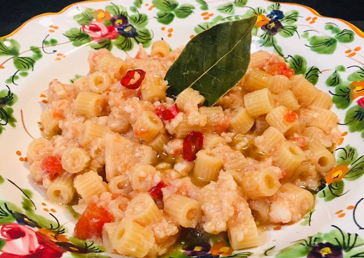 Tubetti con la cioffa (cavolfiore) ricetta tipica teramana