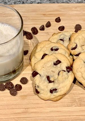 Foto resep Dark Chocolate Chips Cookies😋😋