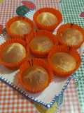 Cupcakes de naranja y frutos deshidratados sin gluten