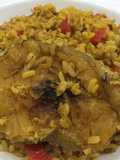 Special native rice with stockfish