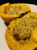 Calabaza de bellota al horno/Acorn Squash