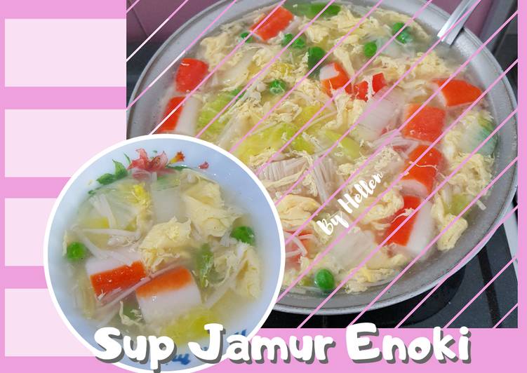 Resep Sup Jamur Enoki oleh Hellen - Cookpad