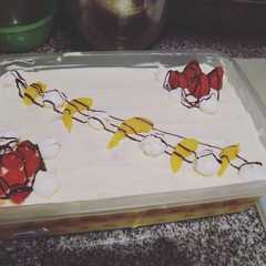 Una foto de Postre con Vainillas