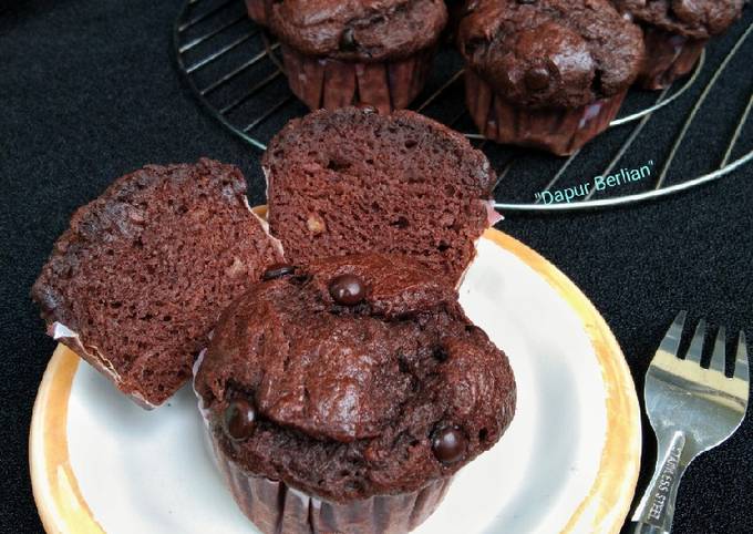 Muffin banana chocolate