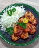 Tôm cuộn thịt xông khói