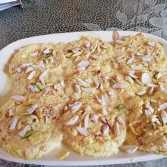 A picture of Bread rasmalai.