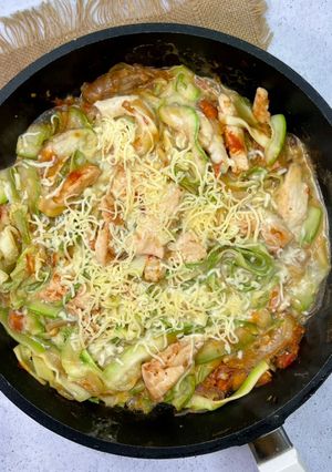 Una foto de Fideos de zucchini