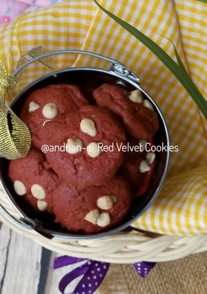Foto resep Red Velvet Cookies #day13
