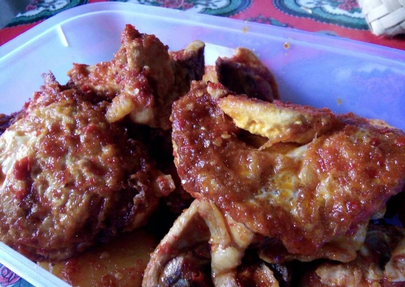 Ayam,telur balado