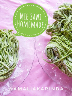 Foto resep Mie Sawi Homemade