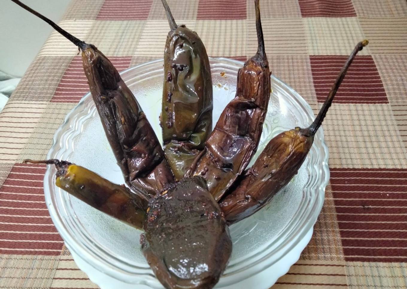 Quick stuffed Brinjal