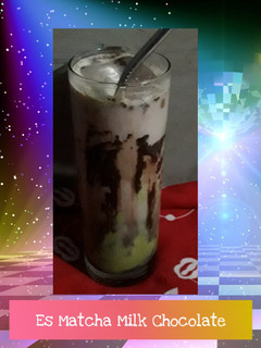 Foto resep Es Matcha Milk Chocolate