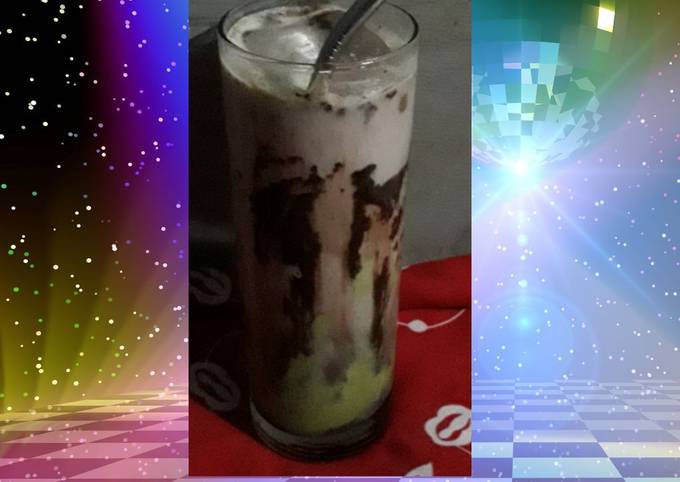 Resep Es Matcha Milk Chocolate, Menggugah Selera