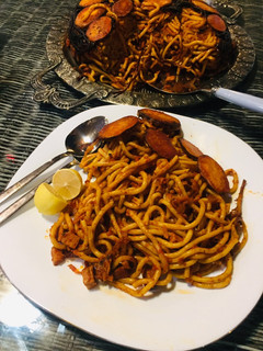 عکسی از دستور ماكارونی با سوسيس