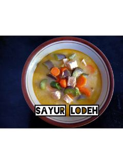 Foto resep 13.Sayur lodeh tempe