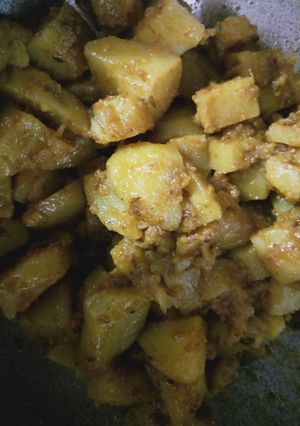 A picture of Jeera aalo.