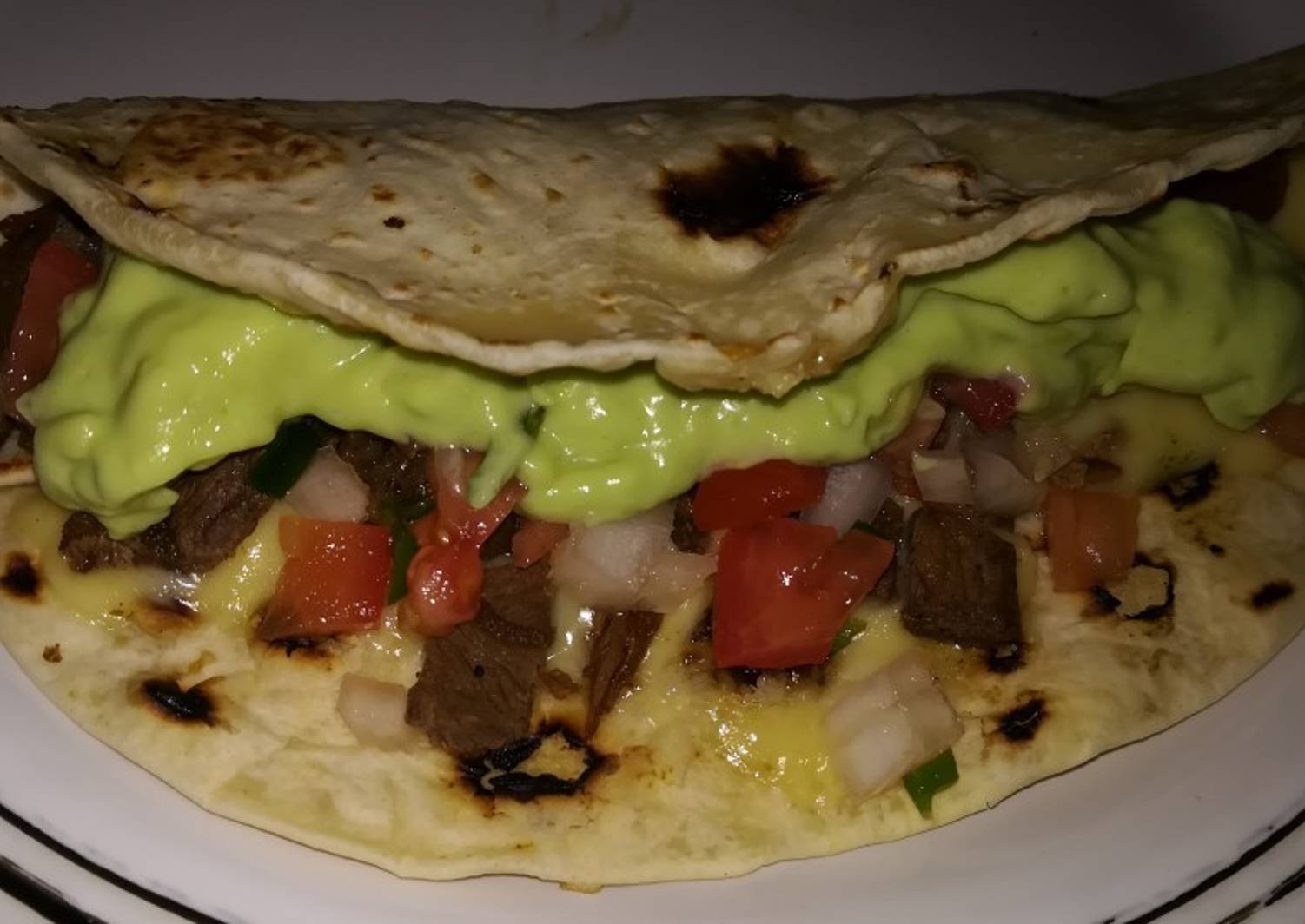 Quesadillas 🌮 de Carne Asada Receta de Diana Beltrán Cookpad