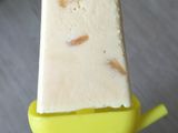 Helado de durazno a la crema