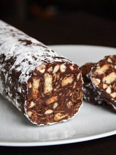 Una foto de Salami de chocolate (salame di cioccolato)