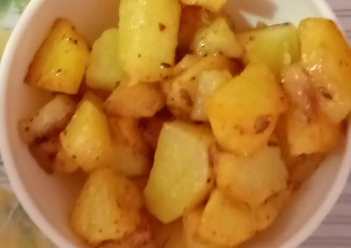 Delicious potatoes are vegetarian