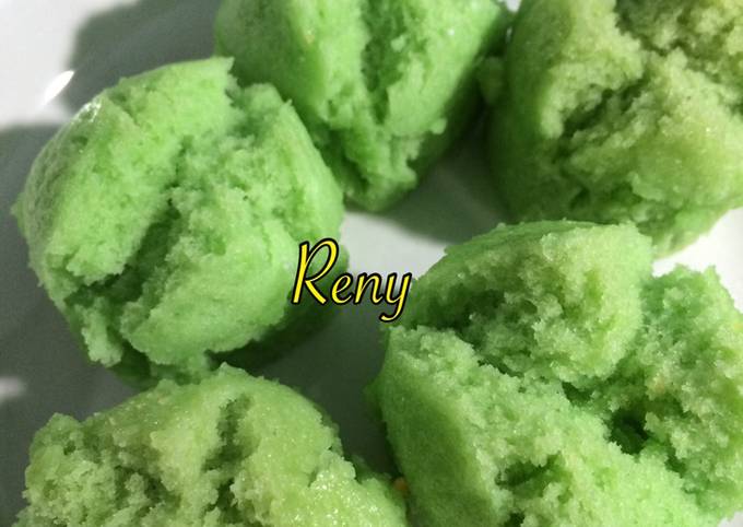 Apam kukus pandan anti gagal