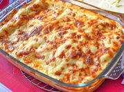 Una foto de lasagna fácil