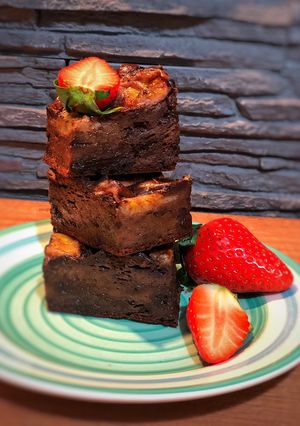 O poză a rețetei Fitness Brownies.