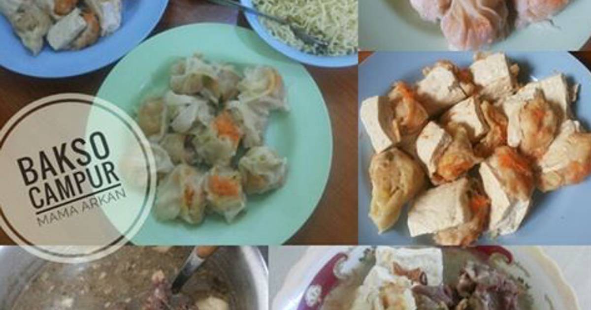 Resep Bakso Komplit Siomay Ayam Udang Oleh Adhelia Setyowati Cookpad