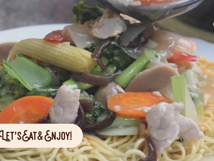 Cara Gampang Menyiapkan I fu mi urai yang Enak