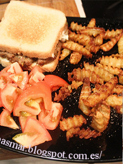 Foto principal de Hamburguesa cuadrada con pan de molde