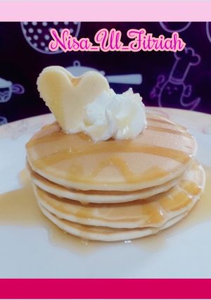 Foto resep Pancake empuk 1 telur