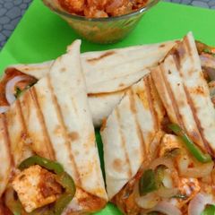 A picture of Tandoori Mayo Paneer Tikka Wraps.