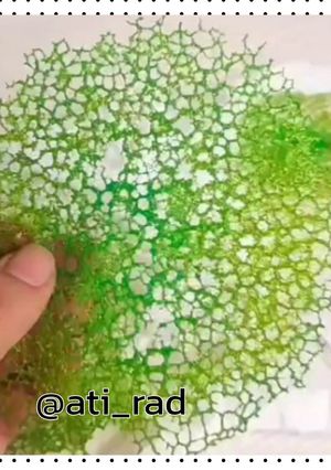 عکسی از دستور توری مرجانی خوراکی (تزئین کیک)