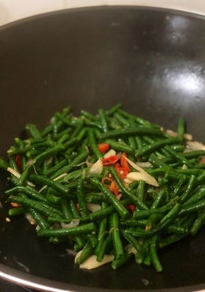 Foto resep Tumis Kacang Panjang Ala Aku