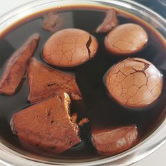 Black Tea Marinated Eggs & Tofu A picture of Black Tea Marinated Eggs & Tofu.